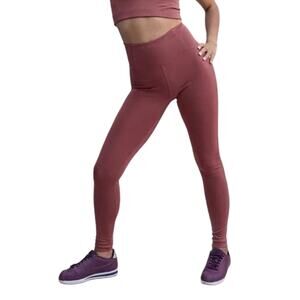 Girlfriend Collective Float High Rise Lightweight Legging in Fig Size Small